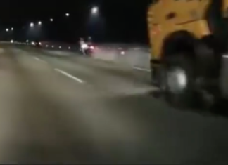 Polis cari ‘superman’ nyaris digilis treler