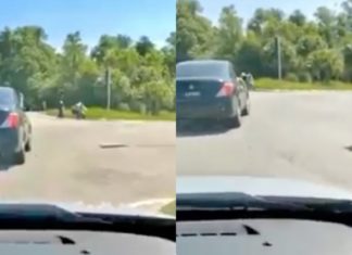 Tabur paku di jalan, pelaku di bawah pengaruh dadah tiada kaitan tunda kereta