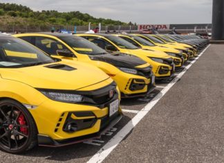 Himpunan lebih daripada 400 Civic Type R di Jepun
