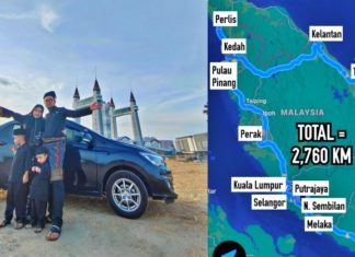 Roadtrip raya 2,760km, pemilik Perodua Bezza berhabis RM430 minyak & tol
