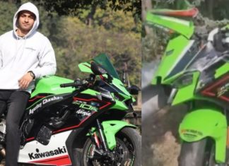 Youtuber India maut cuba lenjan Ninja ZX-10R hingga 300kmj