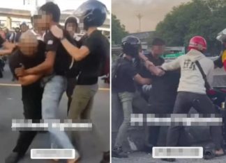 Bergaduh gara-gara motor bergesel di CIQ, dua lelaki ditahan