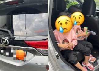 Ibu bapa dikecam pergi beraya, anak kembar ditinggalkan dalam kereta
