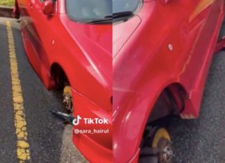 Wanita bengang, rim dan tayar Proton Gen2 kena rembat dalam kawasan rumah