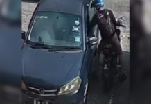 Tular pecah cermin kereta, pencuri akhirnya dicekup polis