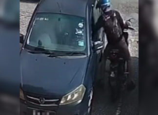 Tular pecah cermin kereta, pencuri akhirnya dicekup polis