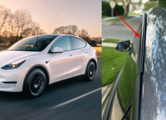 Baru dapat Tesla Model Y, pemilik kesal bingkai plastik cermin terkeluar
