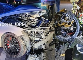 Hilang kawalan, rider Kawasaki Ninja ZX-10R maut tercampak ke dalam parit