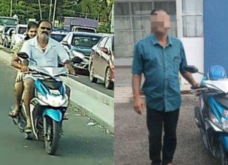 Tunggang lawan arus dan tunjuk jari tengah, rider terima 4-saman