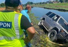 Pajero masuk tali air terkejut nampak penguatkuasa