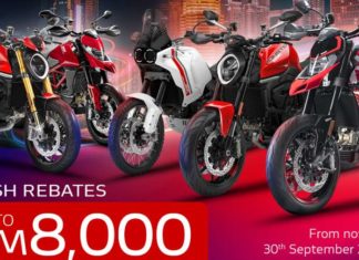 Ducati Malaysia lancar kempen Merdeka, rebat tunai sehingga RM8,000
