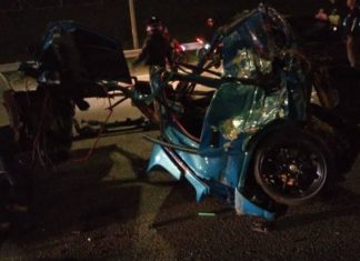 Tayar pecah, dua beranak maut dalam kemalangan