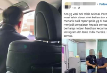 Dua individu gaduh gara-gara pintu kereta calar sudah berdamai