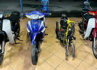 3 lelaki ditahan curi motor, hasil jualan beli dadah