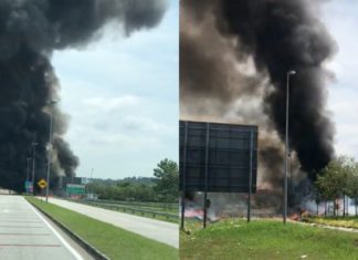 “Arwah jerit Allah..mintak tolong, pemadam api tak cukup selamatkan rider,” pemandu lori terkilan