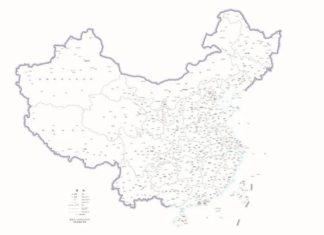 Peta China 2023 merangkumi perairan Sabah, Sarawak