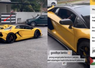 Selepas setahun lebih pemilikan, Aeril Zafrel jual Lamborghini Aventador