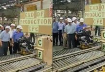 Pengeluaran enjin CFE ditamatkan