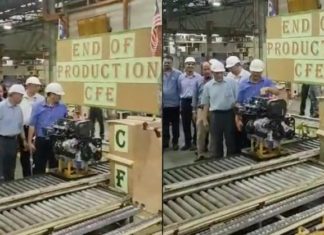 Pengeluaran enjin CFE ditamatkan