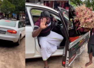 Petani muda pandu Audi A4 jual bayam, capai tontonan hingga 8 juta