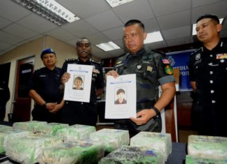 Bungkus 10.35kg syabu dalam kedai tayar