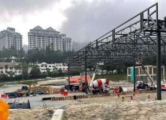 LLM : Pembinaan plaza tol Genting Highlands di jalan persendirian