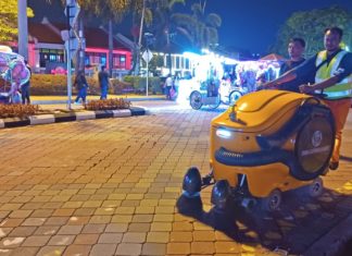 SWM Environment guna ‘Robot Street Sweeper’ bagi pembersihan kawasan pelancongan