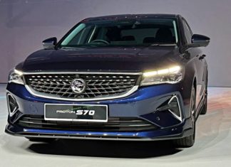 Proton S70 warna Marine Blue laku keras, tempoh menunggu 3-bulan