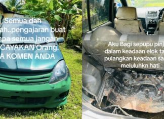 “Bagi sepupu pinjam kereta, hilang berbulan..dapat panggilan polis terlibat jenayah curi kabel,” pemilik