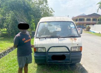 Pasangan kekasih aktif curi van di Ampang diberkas