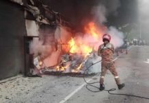 Mercedes-EQB terbakar 90 peratus ketika cas