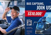 Syarikat bas Singapura tawar kerja pemandu, gaji RM17k