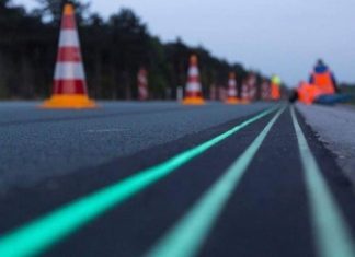 Kos garisan jalan bercahaya dalam gelap lebih mahal 20 kali ganda