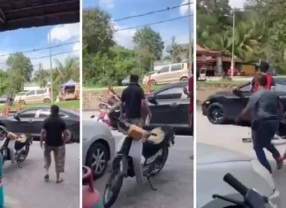 Pemandu lari dari isteri sudah kena cekup