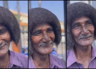 Rambut seperti helmet menarik perhatian netizen