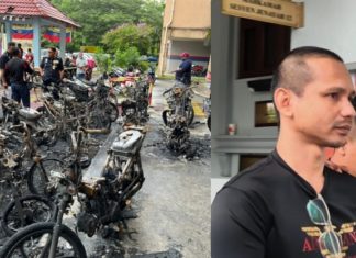 Bekas kelindan lori lepas pertuduhan bakar 34 motosikal