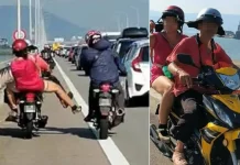 Bahayakan rider di Jambatan Pulau Pinang, suami isteri didenda RM2.5k
