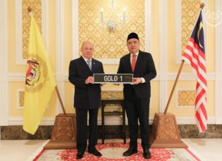 Agong pemilik nombor plat GOLD 1, bidaan tertinggi dalam sejarah