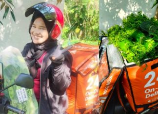 Wanita tunggang motor lebih 264km jual sayur kampung