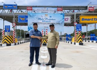 Seksyen 11 WCE dibuka tengah malam ini, tol percuma 2-bulan