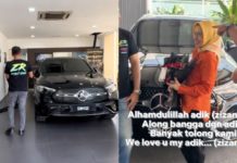Zizan hadiah ibu kereta idaman, Mercedes GLC 300 4Matic Coupe bernilai RM470k