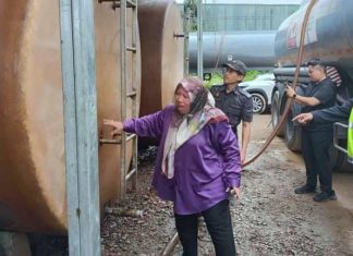 Tiga penyeludup lari lintang-pukang tinggalkan 70,000 liter diesel subsidi