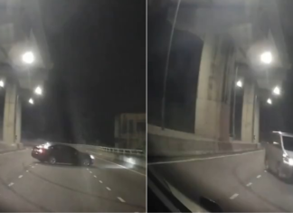 Pemandu kongsi detik cemas kereta berpusing, dipercayai khianat tuang minyak atas jalan