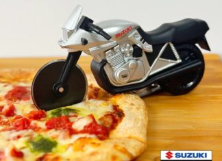 Pemilik Suzuki Katana wajib sambar pisau pemotong pizza yang unik ini!