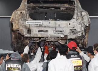 Korea Selatan tidak benar pemilik EV cas bateri penuh di parkir bawah tanah