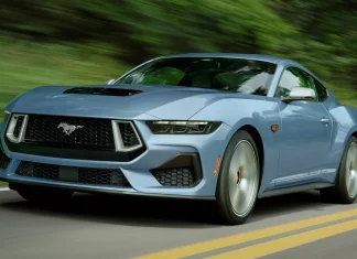 Ford Mustang (2025) dapat warna biru klasik, grafik meter SVT Cobra