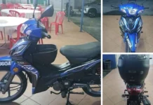 Dua lelaki tempatan ditahan disyaki curi motor warga asing