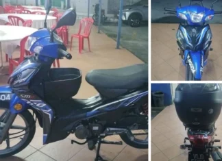 Dua lelaki tempatan ditahan disyaki curi motor warga asing