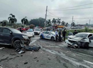 Dua penjenayah larikan diri 20km sebelum terlibat dalam kemalangan
