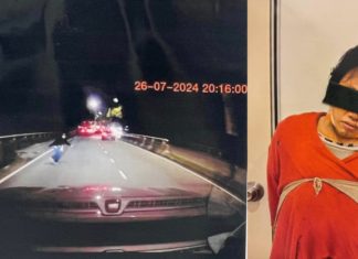 ‘Hantu’ sergah pengguna jalan raya akhirnya dicekup